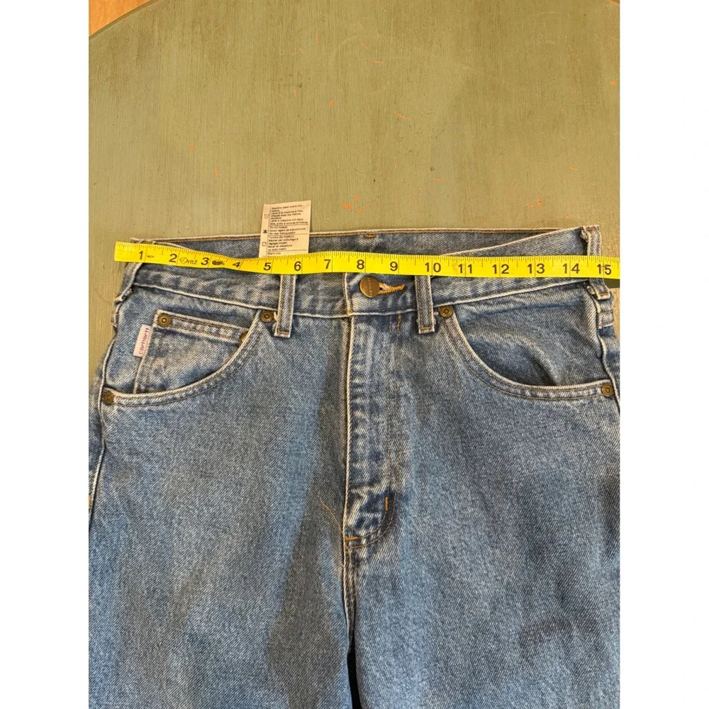 Carhartt B18-STW Mens Traditional Fit Straight Leg Stonewash Denim Jeans 30x34